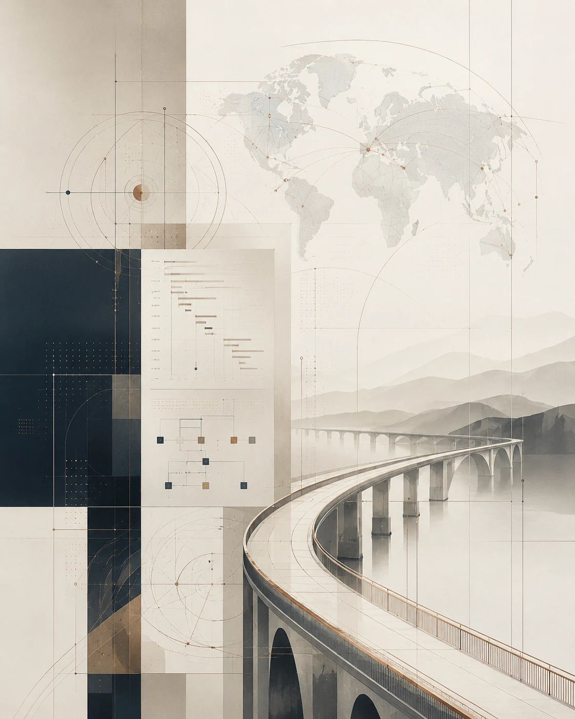 Conceptual representation of engineering judgement, programme governance and international delivery